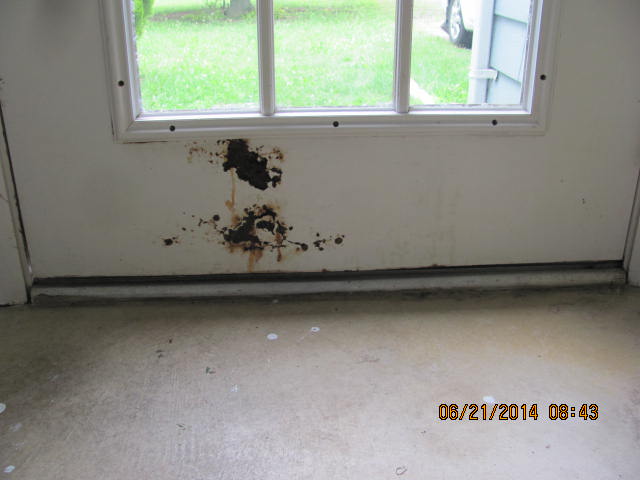 metal storm door rust gone, cleaning tips, doors, home maintenance repairs, painting, Inside