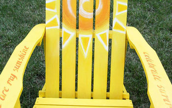 Painting Sunny Adirondack Chairs