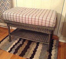 Upcycling a Wicker Coffee Table