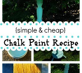 simple cheap diy chalk paint recipe project, chalk paint, painting