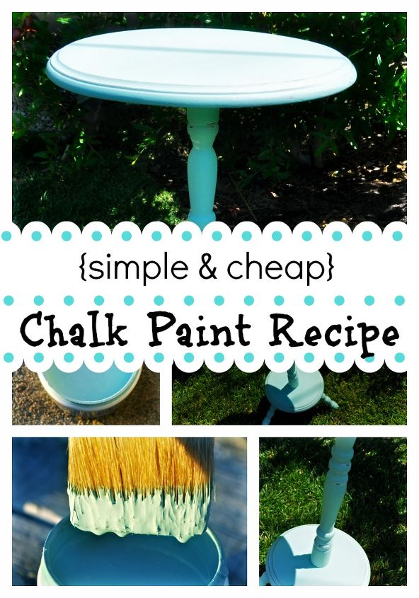 simple cheap diy chalk paint recipe project, chalk paint, painting