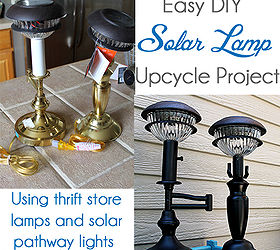 diy solar lamps, diy, lighting, outdoor living