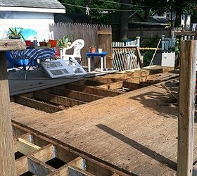 q deck rails barricades, decks, diy, how to, woodworking projects, see the panels in the back there