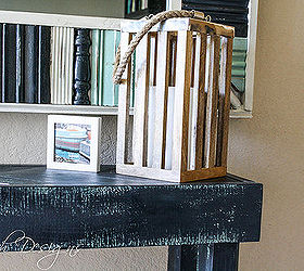 diy entry way mirror and table, diy, foyer, home decor, how to, painted furniture, repurposing upcycling
