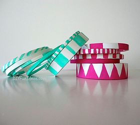 turn your left over pvc piping into gorgeous bangle bracelets, crafts, repurposing upcycling