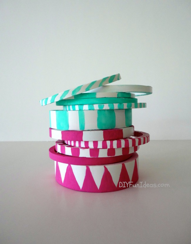 turn your left over pvc piping into gorgeous bangle bracelets, crafts, repurposing upcycling