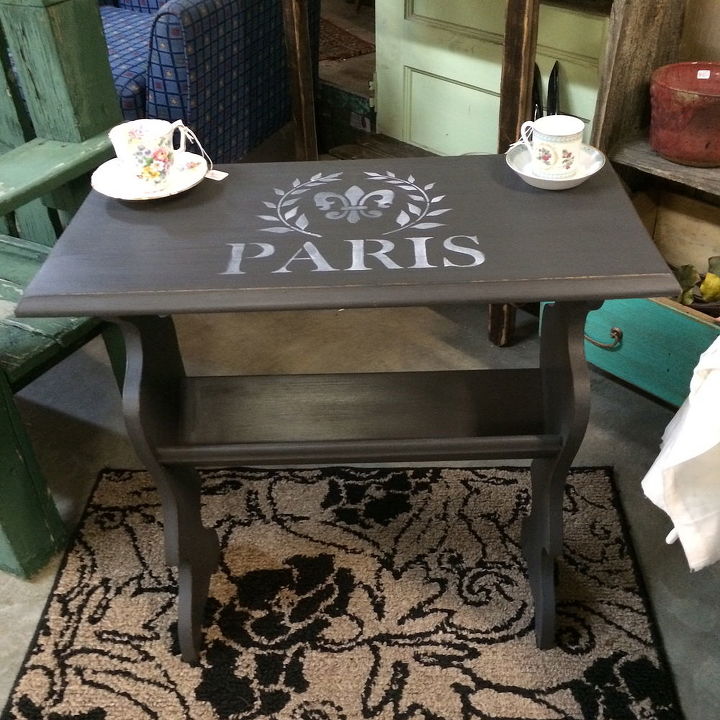 painted furniture done for local antique store, painted furniture, repurposing upcycling