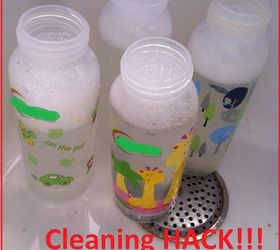 baby bottle cleaning hack, cleaning tips