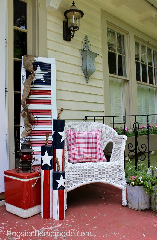 turn an old shutter into a fun 4th of july decoration, patriotic decor ideas, seasonal holiday d cor