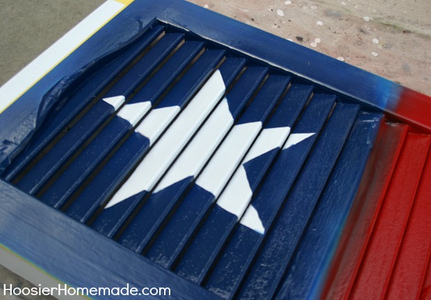 turn an old shutter into a fun 4th of july decoration, patriotic decor ideas, seasonal holiday d cor