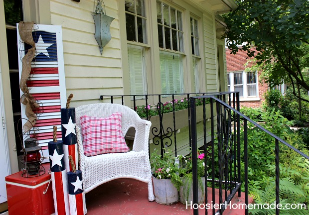 turn an old shutter into a fun 4th of july decoration, patriotic decor ideas, seasonal holiday d cor