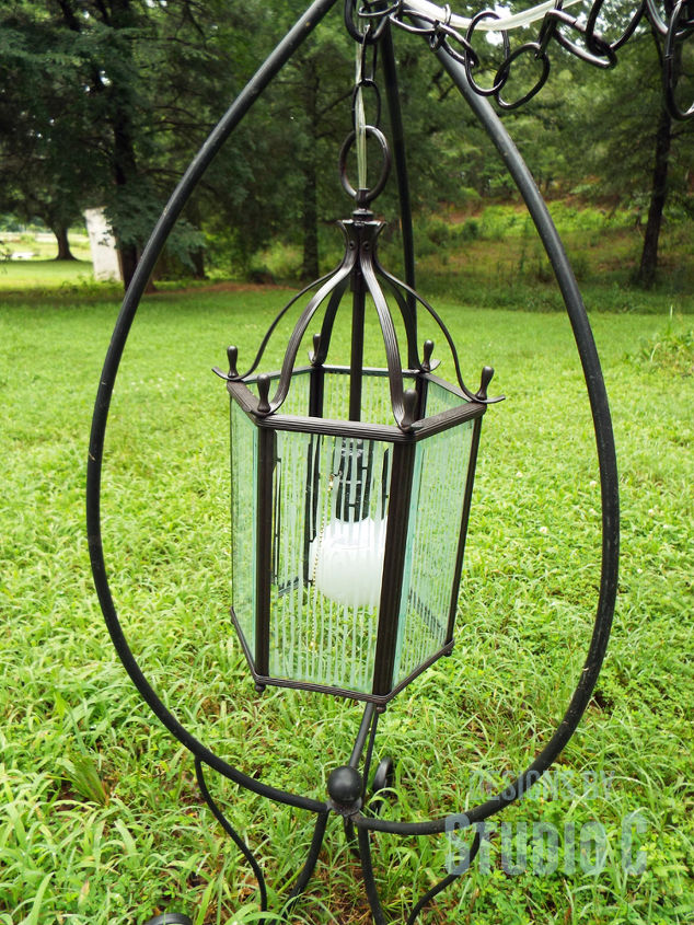 an old light fixture gets a makeover, lighting, repurposing upcycling