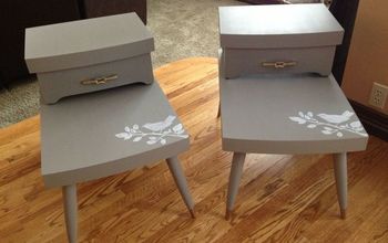 Hand Painted Vintage Side Tables
