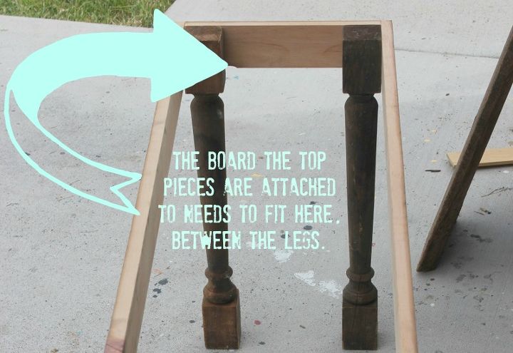 how to build a reclaimed wood bench coffee table, diy, how to, painted furniture, pallet, repurposing upcycling, woodworking projects
