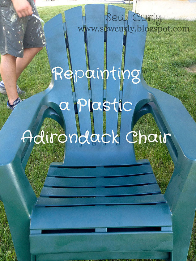 repainting adirondack chairs, diy, painted furniture