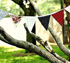 patriotic banner craft, crafts, patriotic decor ideas, seasonal holiday decor