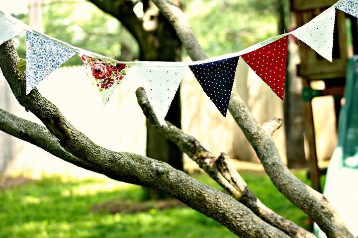 patriotic banner craft, crafts, patriotic decor ideas, seasonal holiday decor