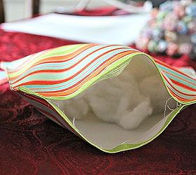 easy placemat pillow, crafts, outdoor living, repurposing upcycling