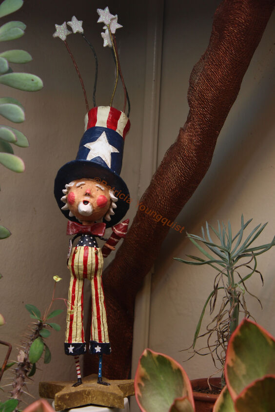 july 4th ambiance in the indoor garden, flowers, gardening, patriotic decor ideas, seasonal holiday d cor, succulents