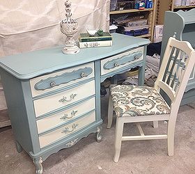 4 piece painted french provincial set