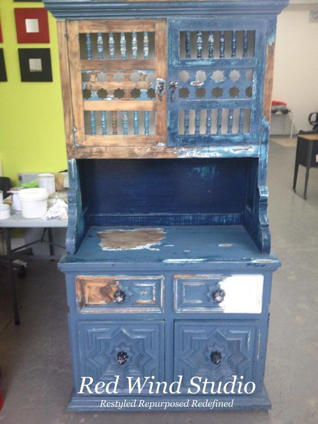 from blue to beautiful, painted furniture