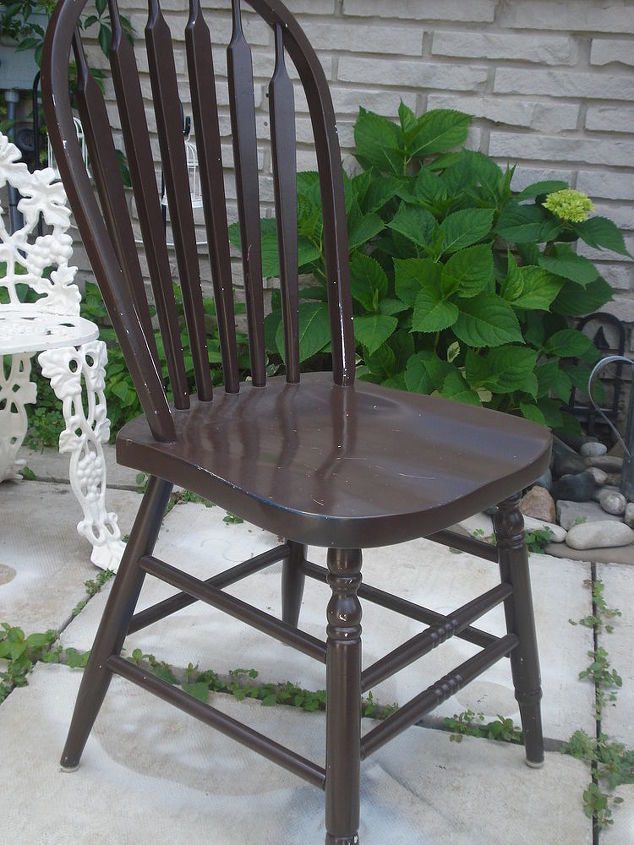how old would you say this windsor chair is, painted furniture, repurposing upcycling
