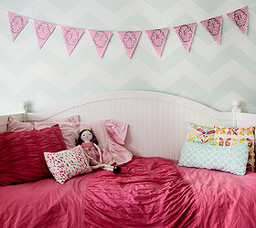 stenciling girls room, bedroom ideas, home decor, painting, wall decor
