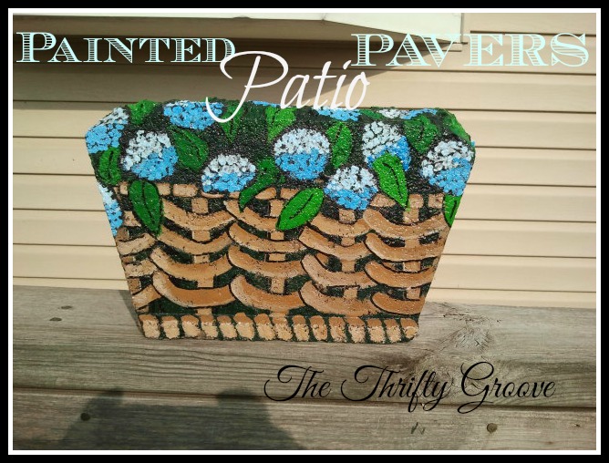 Painted Patio Pavers Hometalk Painted Patio Pavers Concrete Masonry Crafts