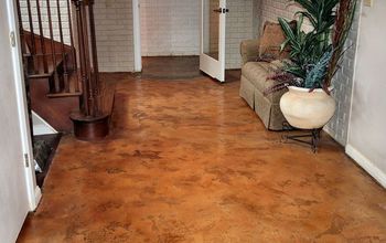 Residential Flooring - Stained Concrete Project