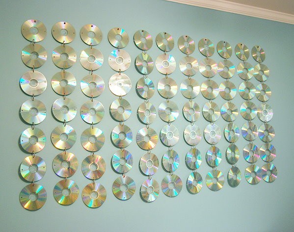 colgante de pared con cd para la habitacin de los adolescentes