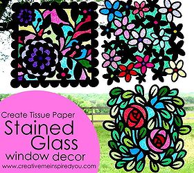 stained glass window sun catchers, crafts, home decor, windows