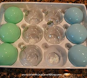 how to make glass fishing floats with clear glass christmas ornaments, crafts