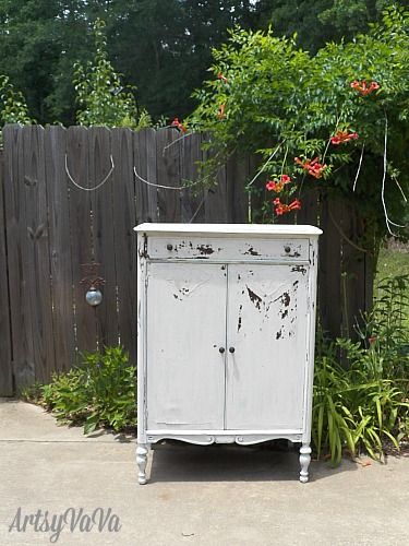 antique chest of drawers gets a milk paint makeover, chalk paint, painted furniture