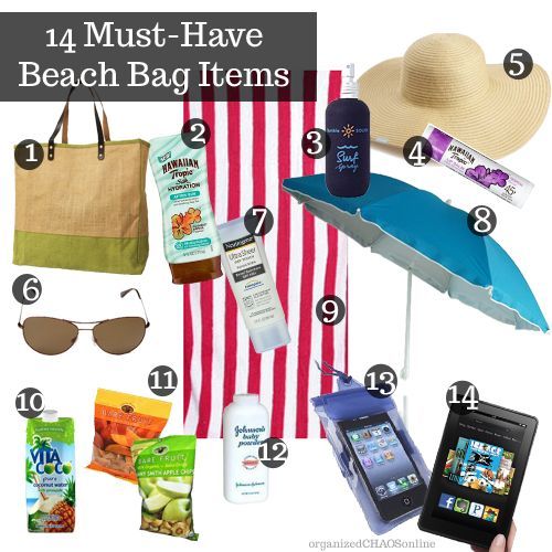 14 things to pack in your beachbag, outdoor living
