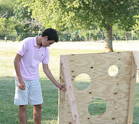 easy to build outdoor game for all ages, diy, outdoor living, woodworking projects