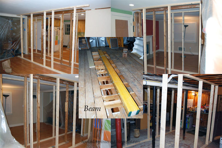 load bearing wall removal, diy, home improvement, living room ideas