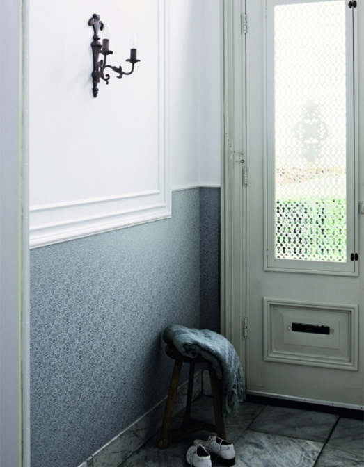 por que os designers adoram papel de parede para manter sua casa na moda, Design Papel de Parede Gesto Metalizado R1576