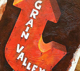 our grain valley sign, crafts, wall decor