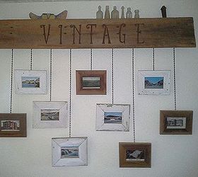 hanging picture frames diy, crafts, home decor