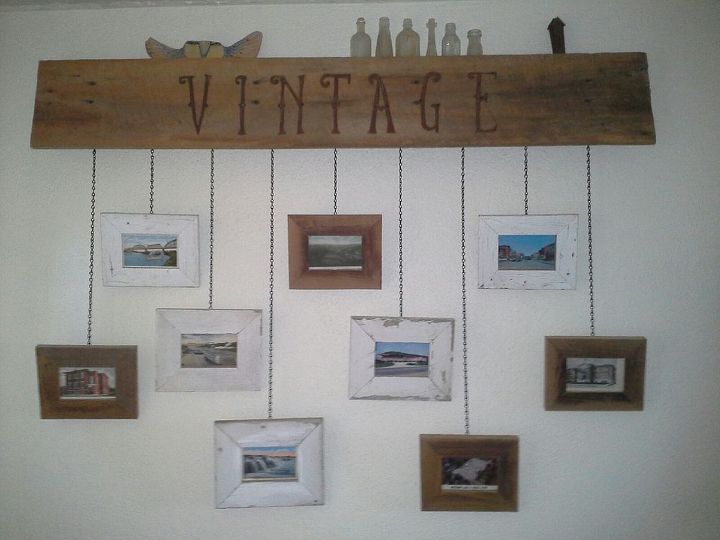 hanging picture frames diy, crafts, home decor