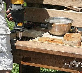 mud pie station, diy, gardening, outdoor furniture, outdoor living, repurposing upcycling, woodworking projects