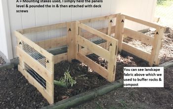 Creating a Compost Bin From Cedar Fence Pickets