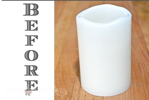 flameless candle craft project how to, crafts