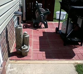 brick grill patio diy redo, concrete masonry, diy, outdoor living, patio