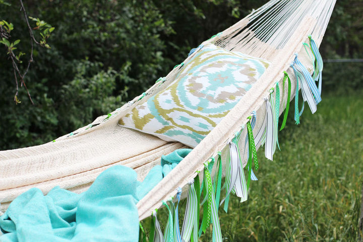 hammock styling diy quick easy, outdoor furniture, outdoor living
