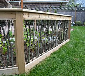 A Backyard Upgrade With A Unique Vegetable Garden Fence