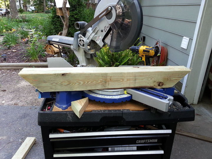 attaching your mini tool shed mailbox to your potting bench, diy, gardening, outdoor living, repurposing upcycling