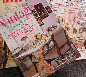 vintage market design full back inside cover ad of beautiful vintage, home decor