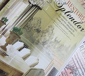 vintage market design full back inside cover ad of beautiful vintage, home decor