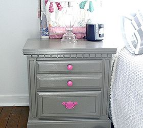 trash to treasure nightstand redo, painted furniture